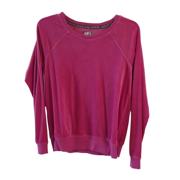 EUC Muk Luks Pink Sweatshirt - Picture 1 of 4